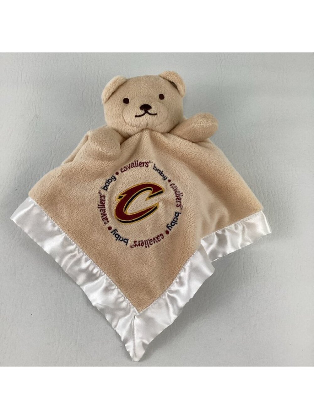 Baby Fanatic Cleveland Cavaliers Plush Teddy Bear Lovey Security Blanket Soother